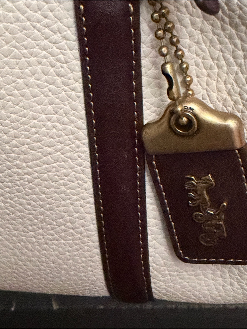Coach Ruby Satchel 25 in chalk - Picture 4 of 15
